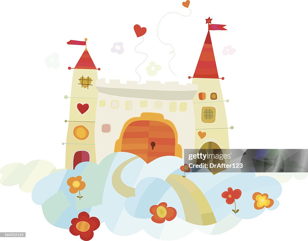 Schloss in den Wolken