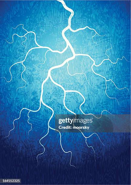 lightning - negative impact stock illustrations