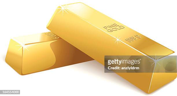 gold bars - barren stock-grafiken, -clipart, -cartoons und -symbole