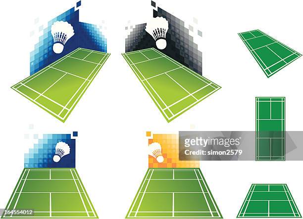 63 Badminton Court High Res Illustrations - Getty Images