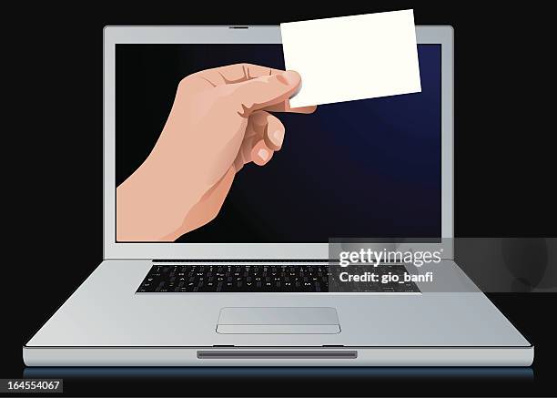 Hand Out In Computer 13 Hand Coming Out Of Computer High Res Illustrations - Getty Images