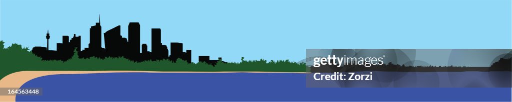 Sydney whole Skyline