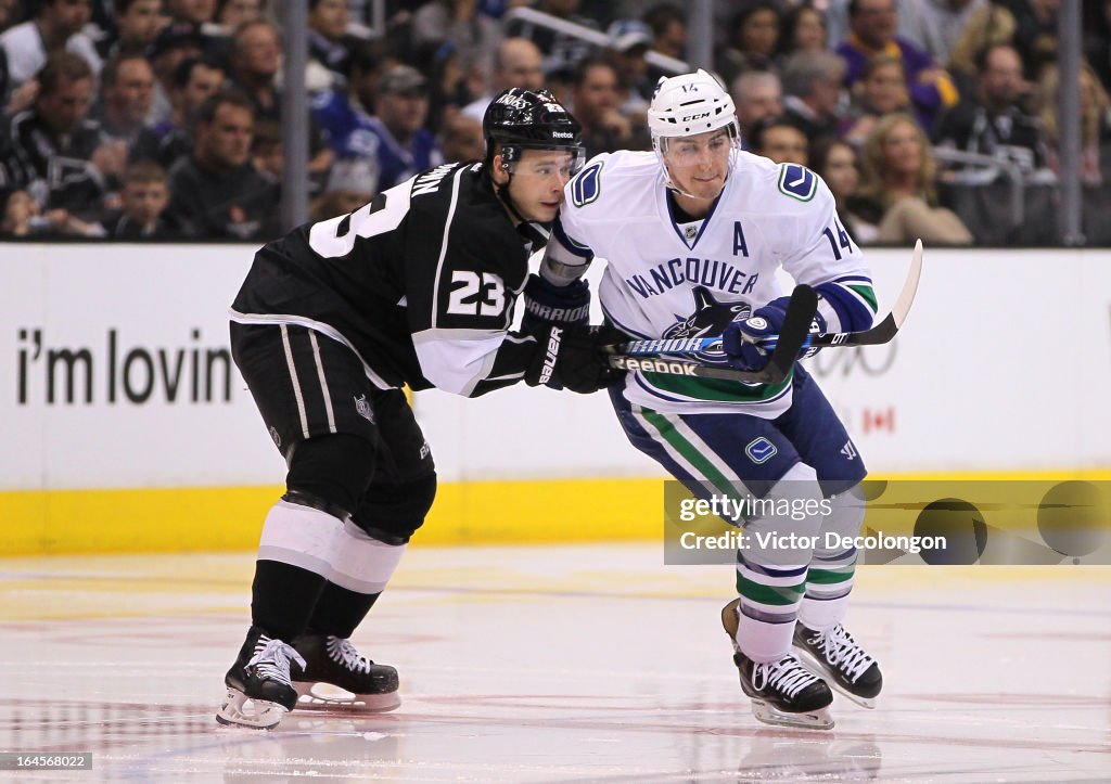 Vancouver Canucks v Los Angeles Kings