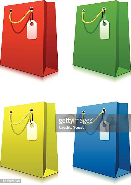 紙のショッピングバッグタグ、価格 - グッディバッグ点のイラスト素材／クリップアート素材／マンガ素材／アイコン素材