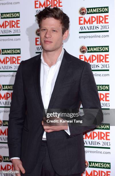 James Norton attends the 18th Jameson Empire Film Awards at Grosvenor House, on March 24, 2013 in London, England.