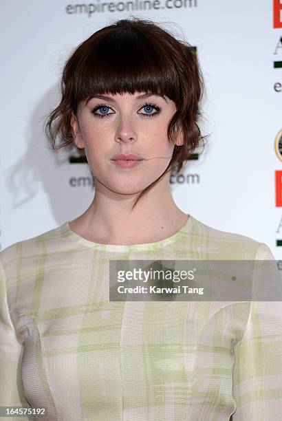 Alexandra Roach attends the 18th Jameson Empire Film Awards at Grosvenor House, on March 24, 2013 in London, England.