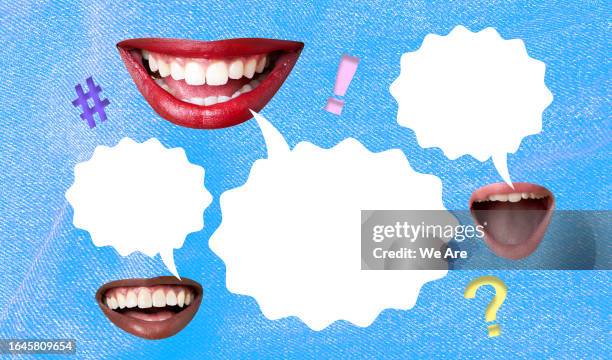 customer feedback - mund stock-fotos und bilder