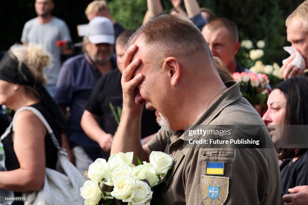 Funeral Ceremony of Mi-8 Helicopter Crews in Poltava