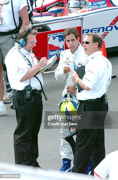 "Vitor Meira during IndyCar - 2004 Bridgestone Indy Japan 300 - Day 2 at Twin Ring Motegi Super Speedway in Motegi, Japan. "