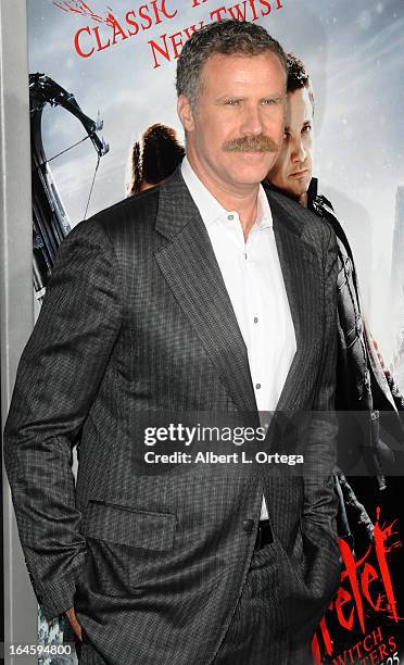 Actor Will Ferrell arrives for The Los Angeles Premiere of "Hansel & Gretel: Witch Hunters" held at TCL Chinese Theater on January 24, 2013 in...