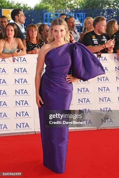 Anna Williamson arrives at the National Television Awards 2023 at The O2 Arena on September 5, 2023 in London, England.