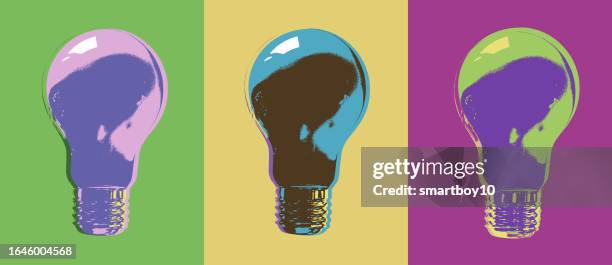 light bulb concept - incandescent bulb stock illustrations