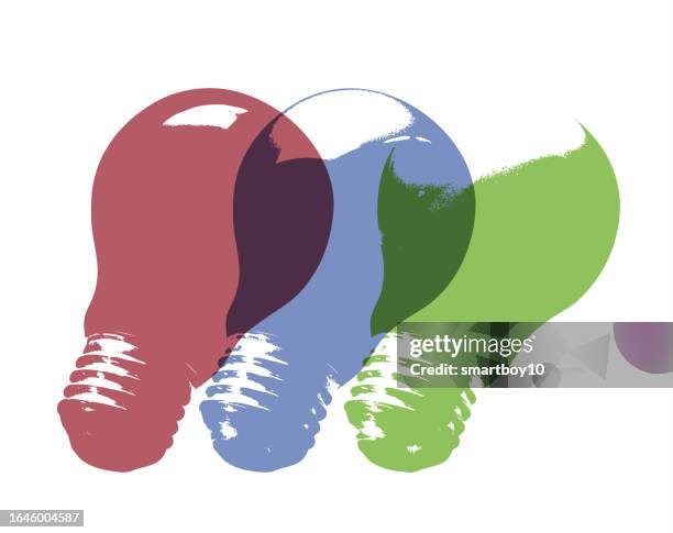 light bulb concept - halogen light stock illustrations