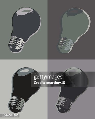 Light Bulb Concept (black and white) Light Bulb Concept (black and white)