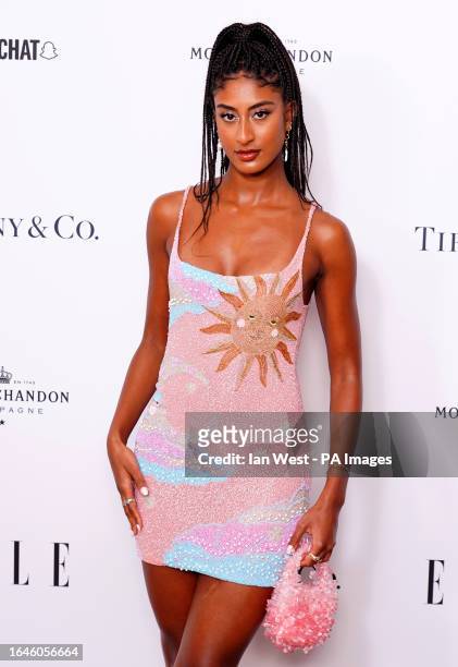 Emilia Boateng arrives at the Elle Style Awards held at the Old Sessions House in London. Picture date: Tuesday September 5, 2023.