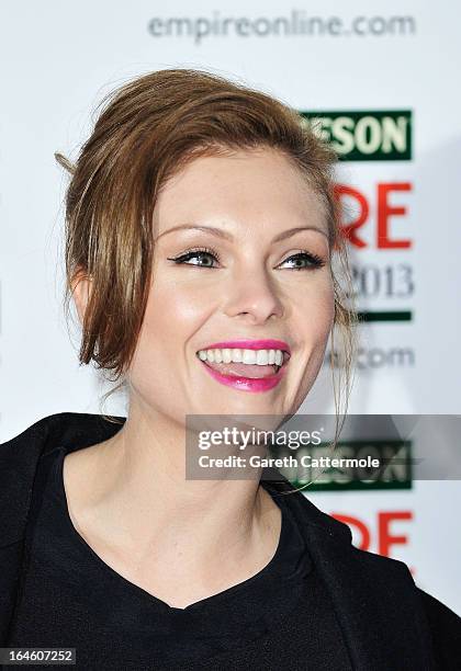 MyAnna Buring is pictured arriving at the Jameson Empire Awards at Grosvenor House on March 24, 2013 in London, England.