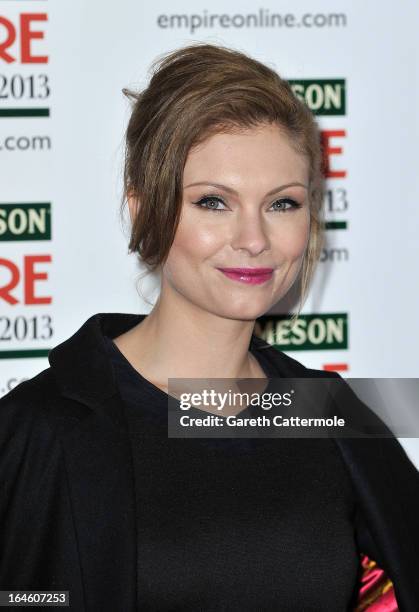 MyAnna Buring is pictured arriving at the Jameson Empire Awards at Grosvenor House on March 24, 2013 in London, England.