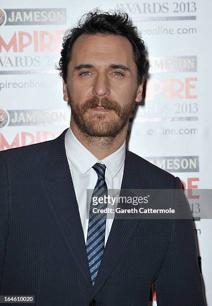 Firat Celik is pictured arriving at the Jameson Empire Awards at Grosvenor House on March 24, 2013 in London, England.