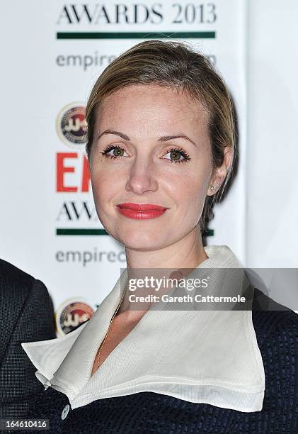 Elize du Toit is pictured arriving at the Jameson Empire Awards at Grosvenor House on March 24, 2013 in London, England.