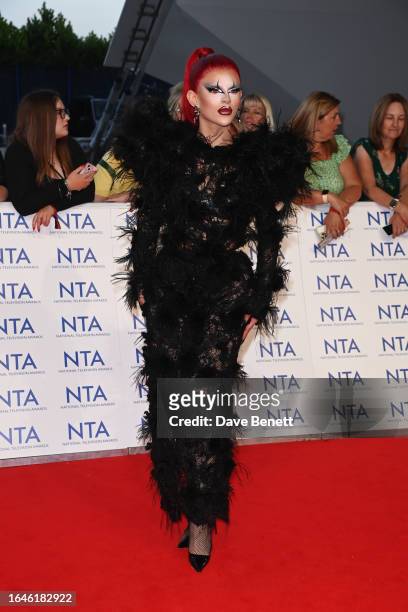Krystal Versace arrives at the National Television Awards 2023 at The O2 Arena on September 5, 2023 in London, England.
