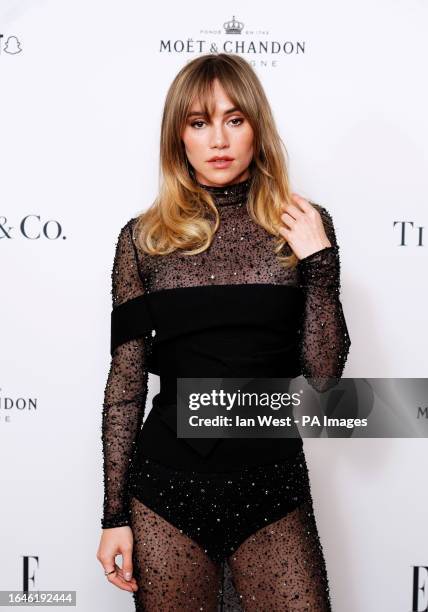 Suki Waterhouse arrives at the Elle Style Awards held at the Old Sessions House in London. Picture date: Tuesday September 5, 2023.