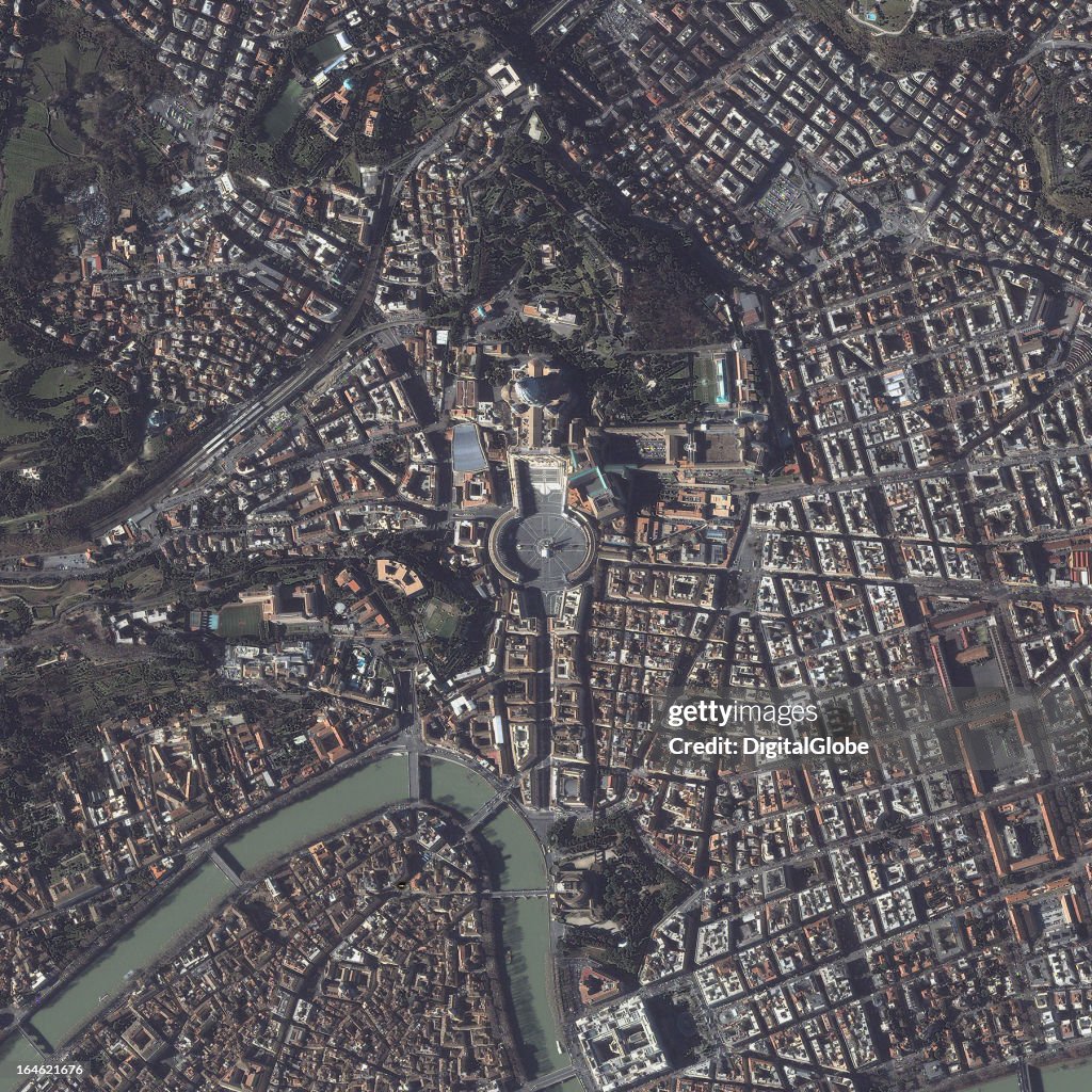 Satellite Image of the Vactican City