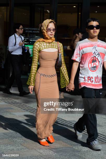 Guest during Rakuten Fashion Week TOKYO 2024 S/S on August 29, 2023 in Tokyo, Japan.