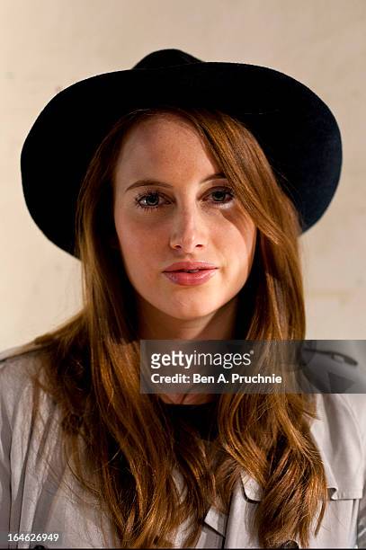 Rosie Fortescue attends AllSaints Biker Project - Series One at All Saints on March 25, 2013 in London, England.