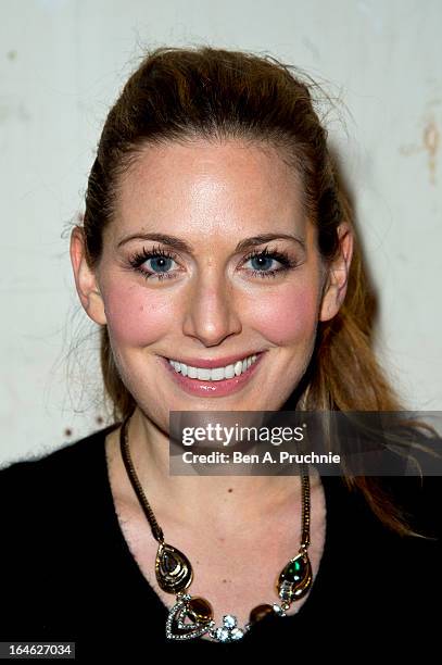 Olivia Lee attends AllSaints Biker Project - Series One at All Saints on March 25, 2013 in London, England.