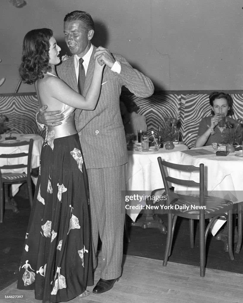 Elmo Rocoo El Morocco Night Club, Bruce Cabot with Brenda Frazier Society... News ...