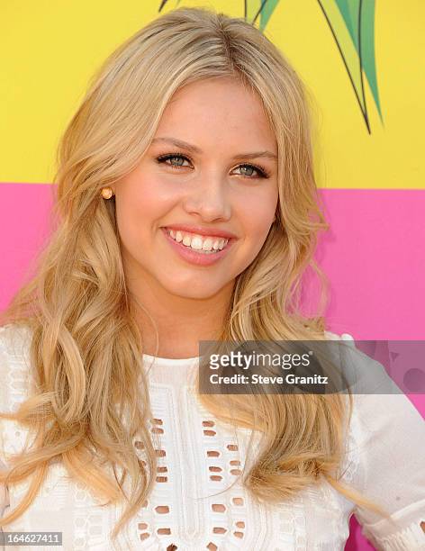 Gracie Dzienny arrives at the Nickelodeon's 26th Annual Kids' Choice Awards at USC Galen Center on March 23, 2013 in Los Angeles, California.