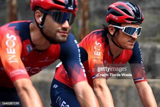 Geraint Thomas of The United Kingdom and Team INEOS Grenadiers competes during the 78th Tour of Spain 2023, Stage 4 a 184.6km stage from Andorra la...
