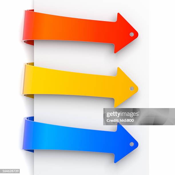 segno di freccia - segnalibro foto e immagini stock