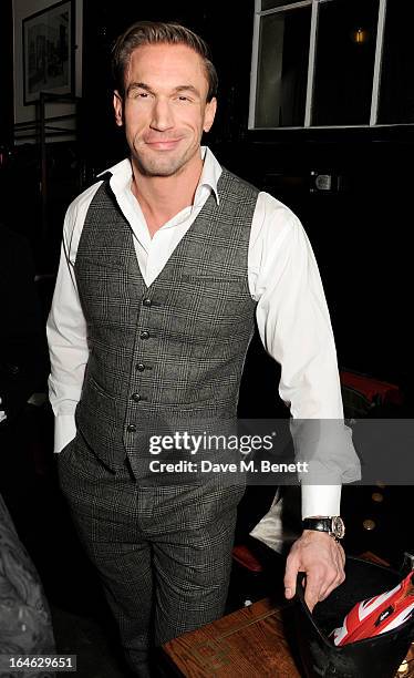 Dr Christian Jessen attends an after party following the press night performance of 'Peter And Alice' at The National Cafe on March 25, 2013 in...