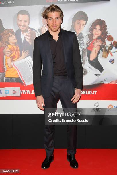 Alan Cappelli attends the "Outing" premiere at Cinema Adriano on March 25, 2013 in Rome, Italy.
