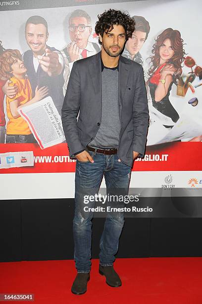 Bruno Cabrerizo attends the "Outing" premiere at Cinema Adriano on March 25, 2013 in Rome, Italy.