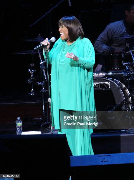 Patti Labelle performs at the 6th Annual Performance Series Of Legends at The John F. Kennedy Center for Performing Arts on March 25, 2013 in...