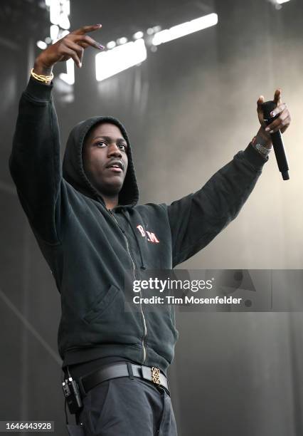 Lil Yachty performs during the 2023 Outside Lands Music festival at Golden Gate Park on August 13, 2023 in San Francisco, California.