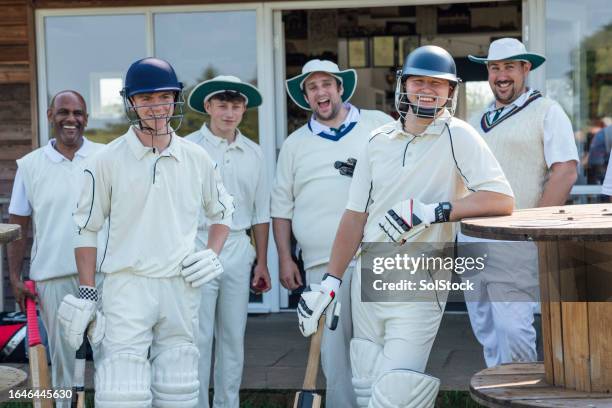 happy cricket team - indian community stock pictures, royalty-free photos & images