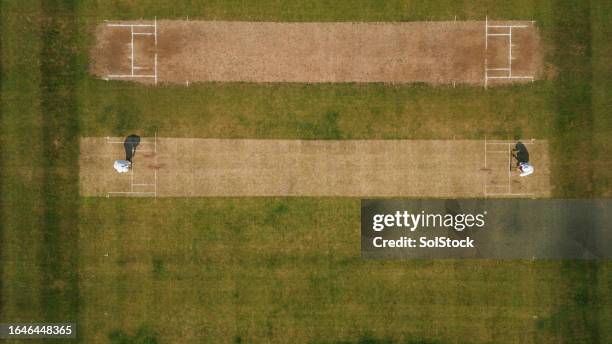 friendly competition - cricket field stock pictures, royalty-free photos & images