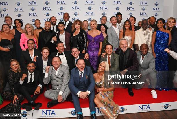 Cast and creatives of "EastEnders" including Clair Norris, Thomas Law, Ellie Dadd, Heather Peace, Kellie Bright, Shiv Jalota, Francesca Henry, Jamie...