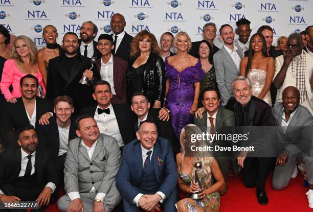 Cast and creatives of "EastEnders" including Clair Norris, Thomas Law, Ellie Dadd, Heather Peace, Kellie Bright, Shiv Jalota, Francesca Henry, Jamie...