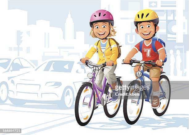 city bikers - 交通安全 幅插畫檔、美工圖案、卡通及圖標
