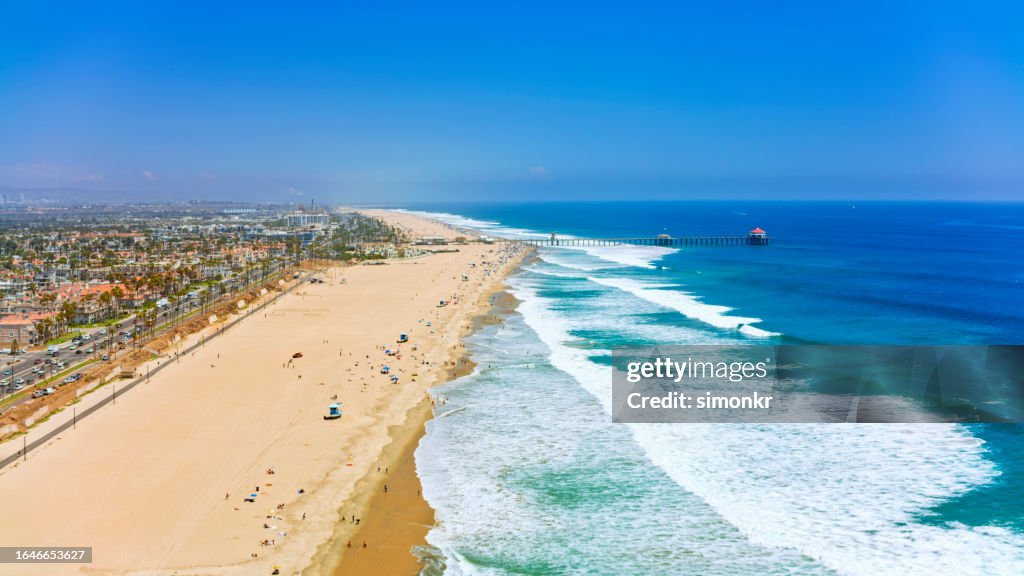 View of Huntington beach