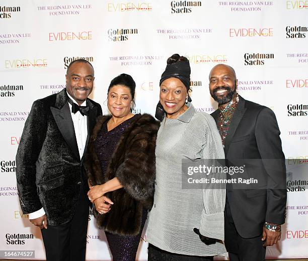 Reginald Van Lee, Kathleen Battle, Jessye Norman, and Ronald K. Brown attend the Evidence, A Dance Company 9th annual Torch Ball at The Plaza Hotel...