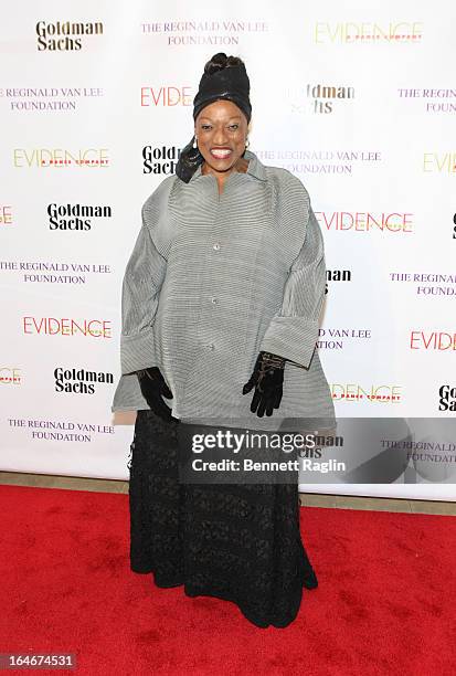 Opera Singer Jessye Norman attends the Evidence, A Dance Company 9th annual Torch Ball at The Plaza Hotel on March 25, 2013 in New York City.