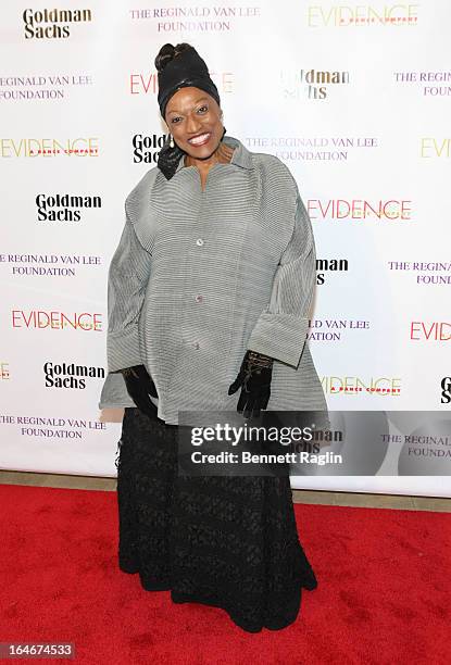 Opera Singer Jessye Norman attends the Evidence, A Dance Company 9th annual Torch Ball at The Plaza Hotel on March 25, 2013 in New York City.
