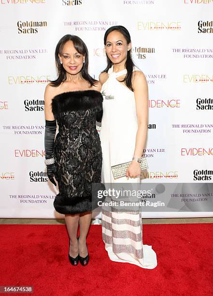 Alicia Bythewood and Brie Bythewood attend the Evidence, A Dance Company 9th annual Torch Ball at The Plaza Hotel on March 25, 2013 in New York City.