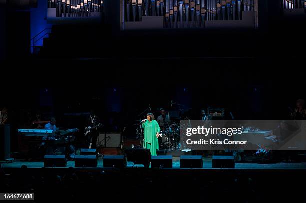 Patti Labelle performs during 6th Annual Performance Series of Legends at The John F. Kennedy Center for Performing Arts on March 25, 2013 in...