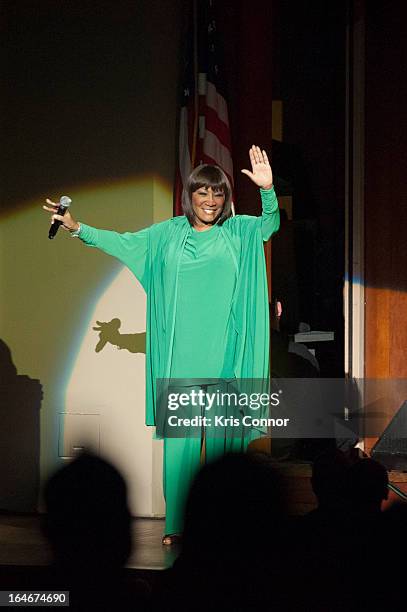 Patti Labelle performs during 6th Annual Performance Series of Legends at The John F. Kennedy Center for Performing Arts on March 25, 2013 in...